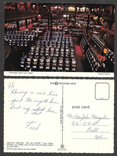 Old nevada postcard las - nevada,