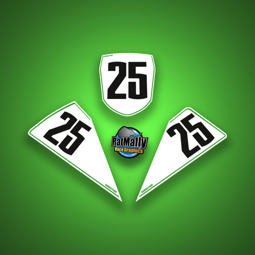 Race number boards to fit - number,