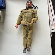 1973 Vintage Gabriel the Lone Ranger Tonto 10" Action Figure W/ Accessories
