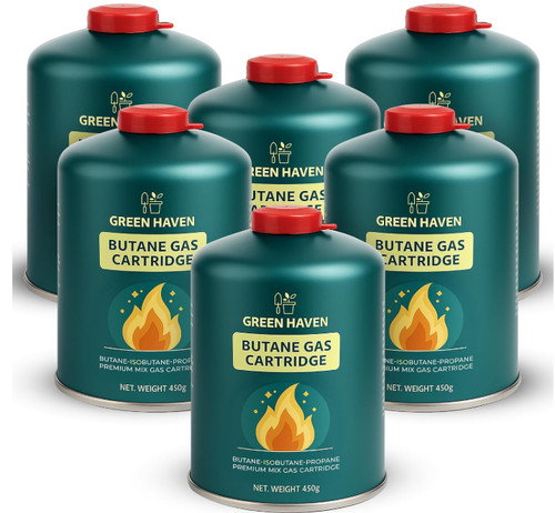 Camping gas cartridges - 6, pack