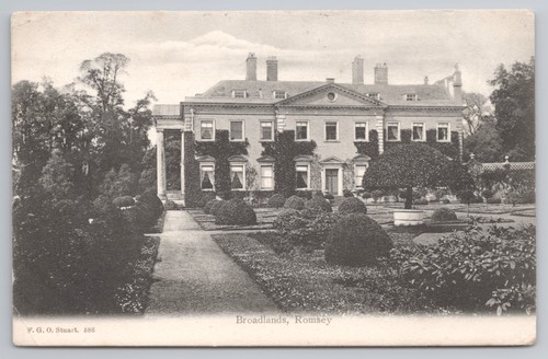 Postcard antique broadlands - postcard,