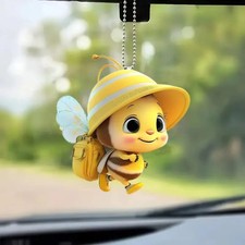 Cute Bee Car Rear View Mirror
