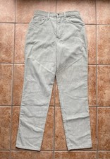 Marks & Spencer Women's Corduroy Trousers Light Verdigris Size 10 Standard Fit