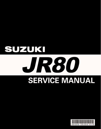 Suzuki jr80 service manual - jr80,