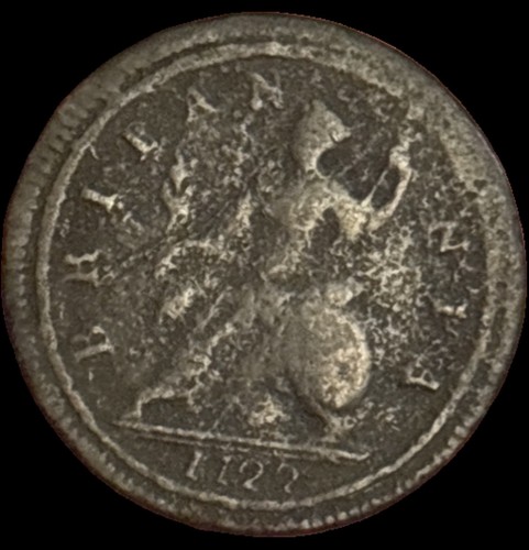 1722 george half - 1722, penny
