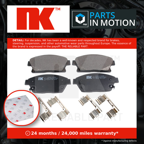 Brake pads set fits chevrolet - brake,