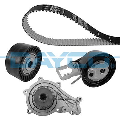 Timing belt set coolant - belt, +
