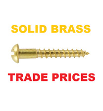 SOLID BRASS SLOTTED ROUND