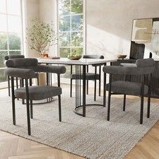 Dining table and chairs - table,