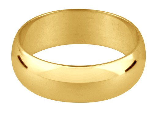 Gents 9ct yellow - 9ct, d-shape