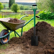 New steel digging shovel - new,