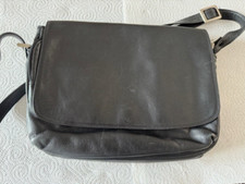 Ladies Genuine Soft Leather Handbag, Tula vintage black good condition