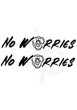 SCANIA NO WORRIES X2 STICKERS NEXTGEN GRAPHIC DECAL CUSTOMISE