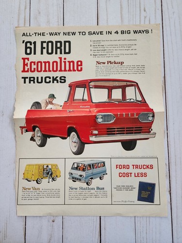 1961 ford econoline trucks - ford,
