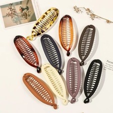 Long banana clips for thick - long,