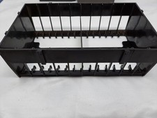 Vintage Purpax Plastics Cassette Tape Holder Rack – 10 Slot Wall Mount Storage