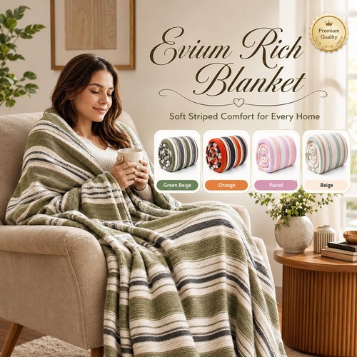 Premium dyed yarn blanket - dyed,