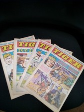 Tiger comic's x 4, September 1970, 5th, 12th 19th, 26th...
