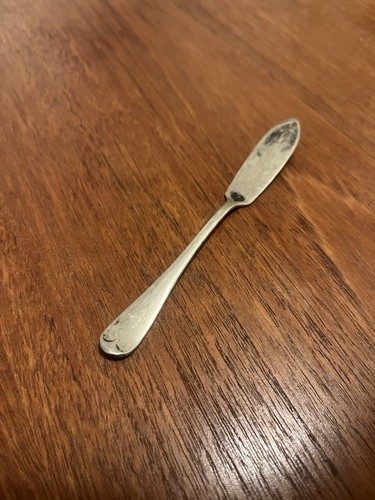 Silver plated vintage butter - vintage,
