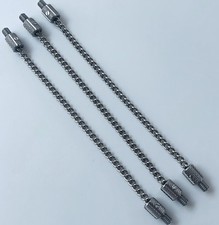 3 Solar Tackle P1 Stainless 5” Indicator Chains | 2BA Carp Fishing Matrix JAG