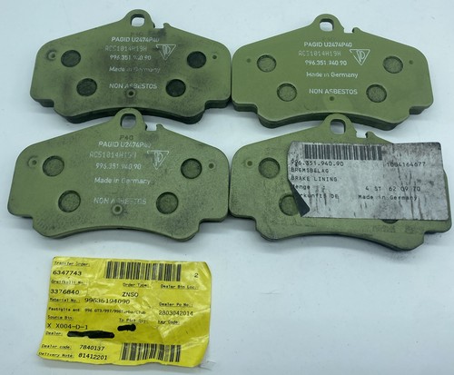 Front brake pad set