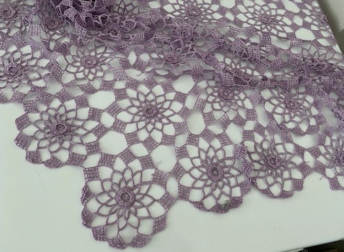 Lilac purple large crochet - purple,