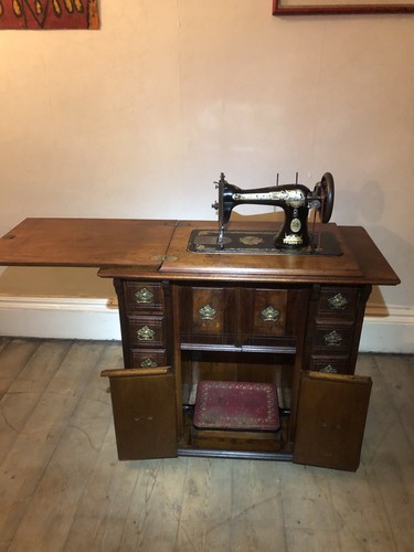 Antique singer treadle sewing - treadle,