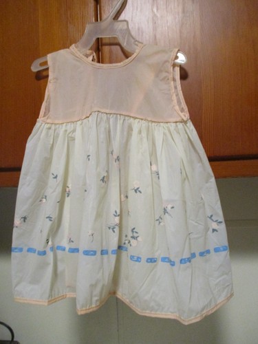 Vintage bib dress plastic - dress,