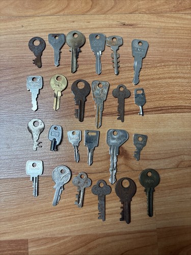 Old vintage keys - old,