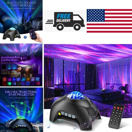 Led star projector with remote - led,