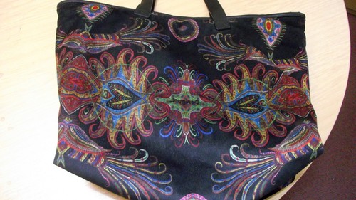 Desigual large paisley - paisley, tote