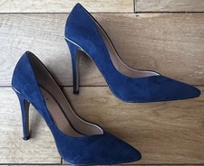 Lipsy Blue Suede Stiletto