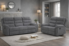 Libra fabric recliner sofa - recliner, 3+2
