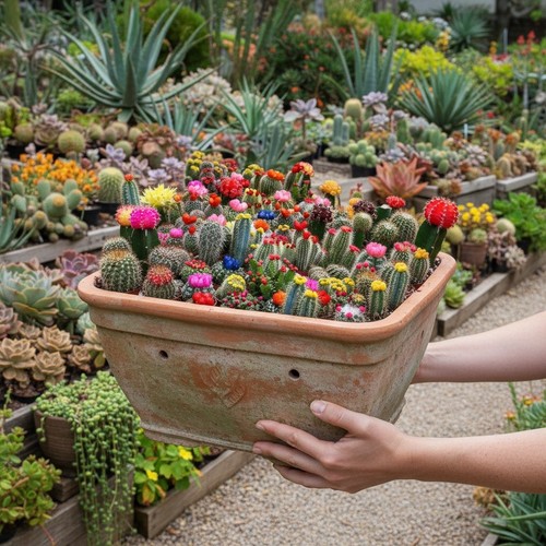 500 rainbow cactus - seeds, –