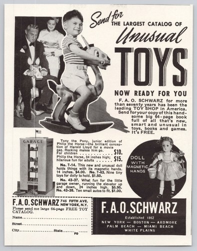 1940 schwarz toys - f.a.o., boy