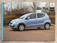 Suzuki Alto Play UK Market Car Sales Brochure - March 2012