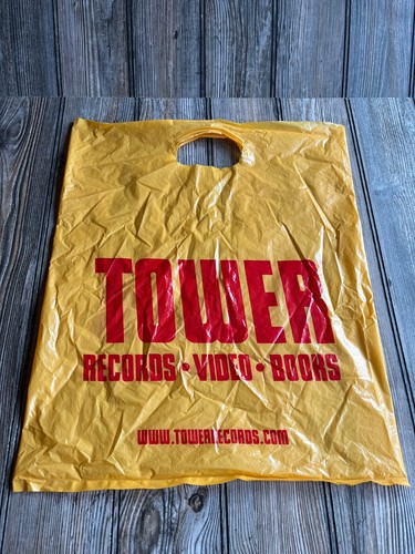 Tower records shopping - records, bag