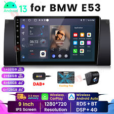CAM For BMW X5 E53 2000-2007 Carplay Android13 Car Stereo Radio GPS SAT NAV DAB+