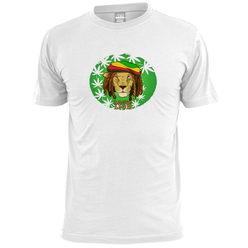 Mens rasta lion reggae shirt - rasta, t