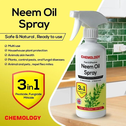 Organic neem oil spray for - 1l,