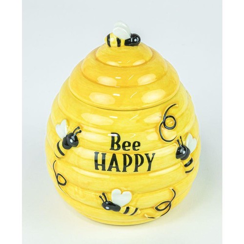 Bee happy bumblebee hive skep - bee,