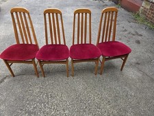 Set Of 4 Teak Mid-Century