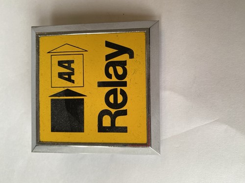 Relay car grille - relay, badge
