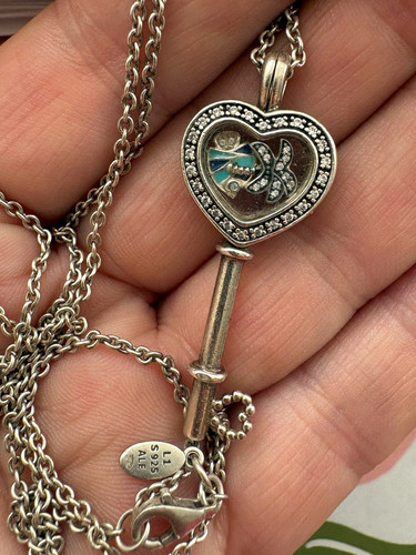 Pandora floating heart - heart, locket