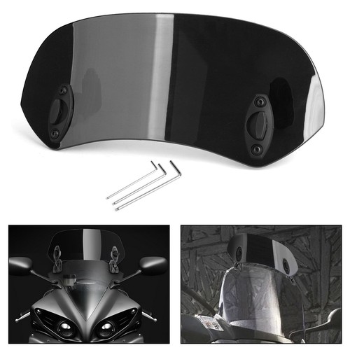 Adjustable clip windshield - adjustable, on