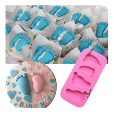 Baby footprints feet - feet, silicone