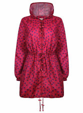 Ladies womens Plain Rain Coat