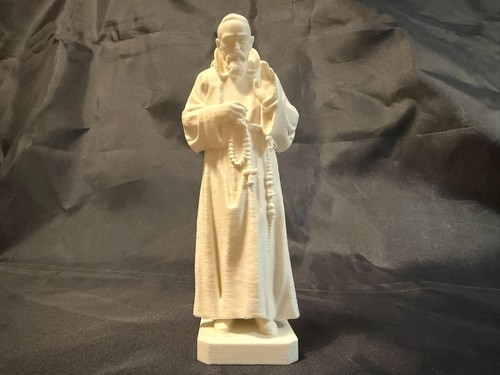 Padre pio statue - padre, white