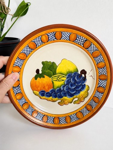 Vintage hand painted spanish - hand,