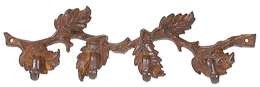Lamp cast iron oak - 14",